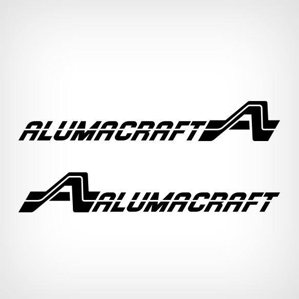 Alumacraft Logo - 1987 1988 1989 1990 1991 1992 1993 1994 Alumacraft Logo Decal set ...