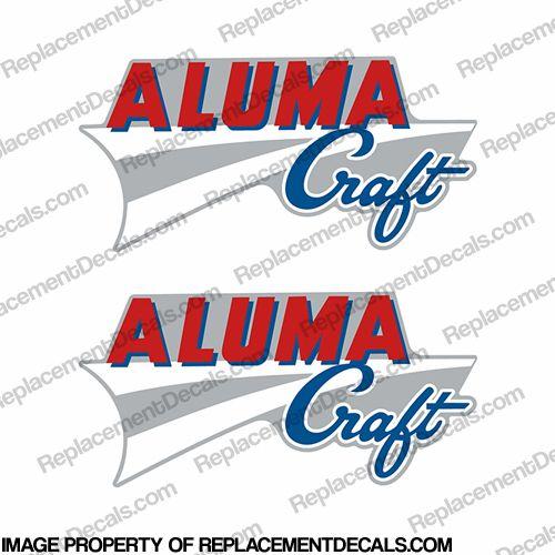 Alumacraft Logo - Alumacraft Boat Logo Decals - Style 2 (Set of 2)