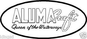 Alumacraft Logo - Alumacraft Logo Oval Boat Decal Sticker Vinyl Graphic 2205