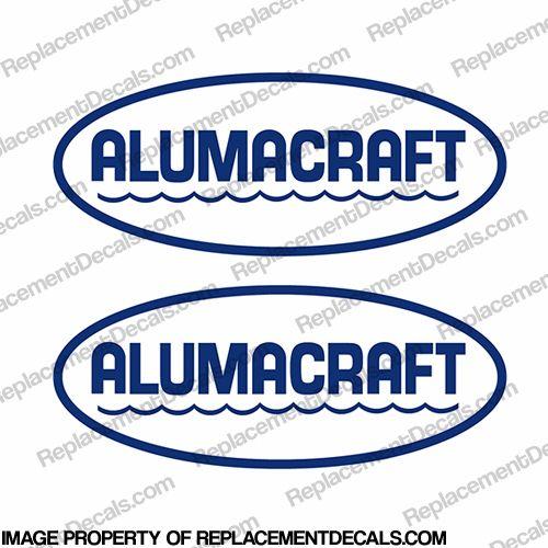 Alumacraft Logo - Alumacraft Boat Logo Decals - Style 1 (Set of 2)