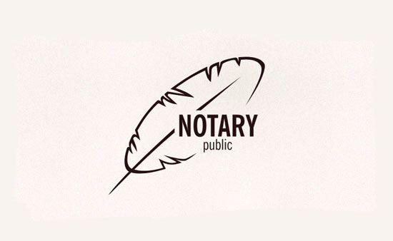 Notary Logo - November 04,2008 NOTARY public - Logo Graphic Design