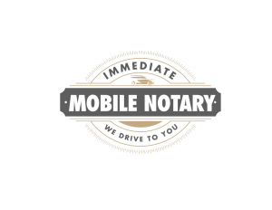 Notary Logo - Immediate Mobile Notary – 24/7 Mobile Notary