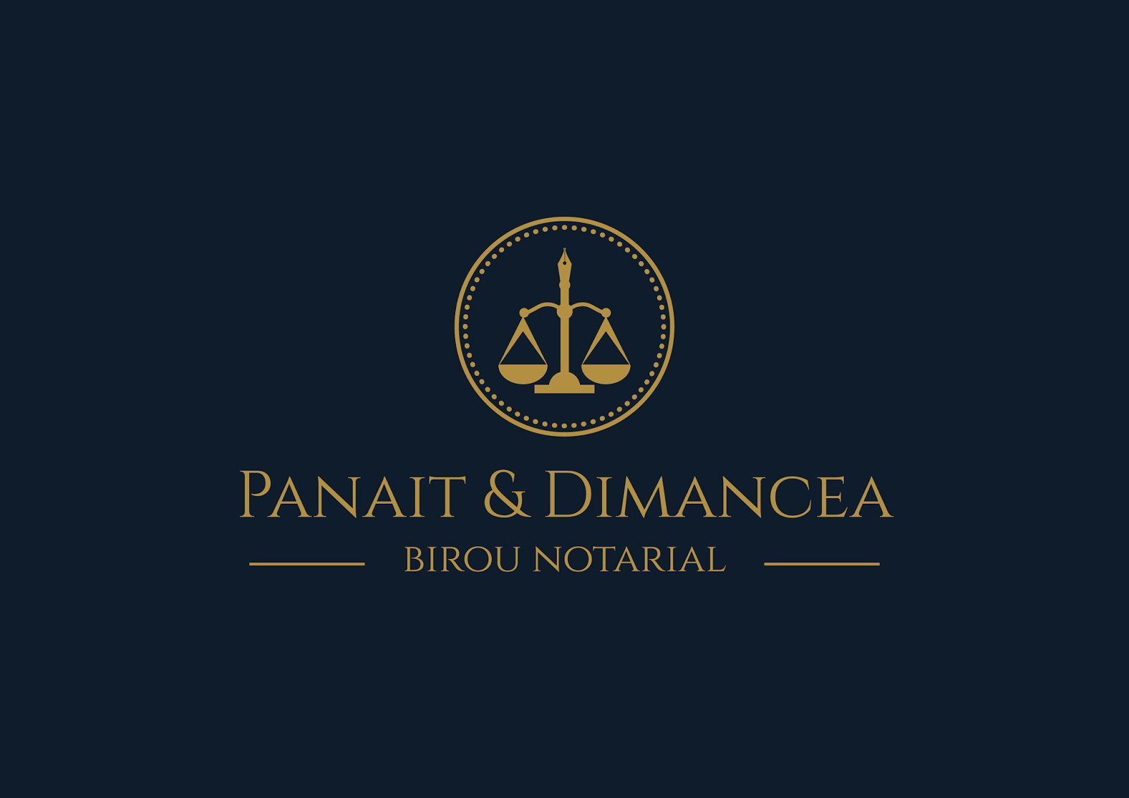Notary Logo - Notary Public Logo Panait&Dimancea