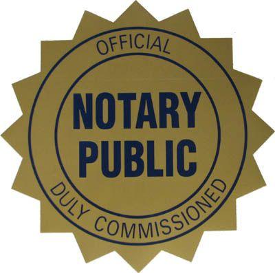 Notary Logo - Notary – Bergenfield Public Library