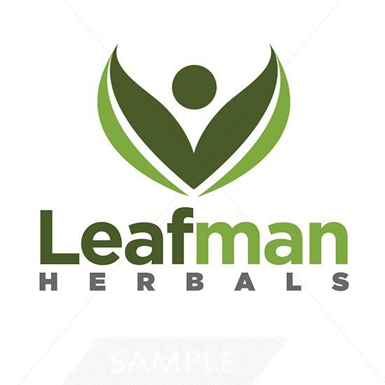 Herbal Logo - Herbal Man Logo Design