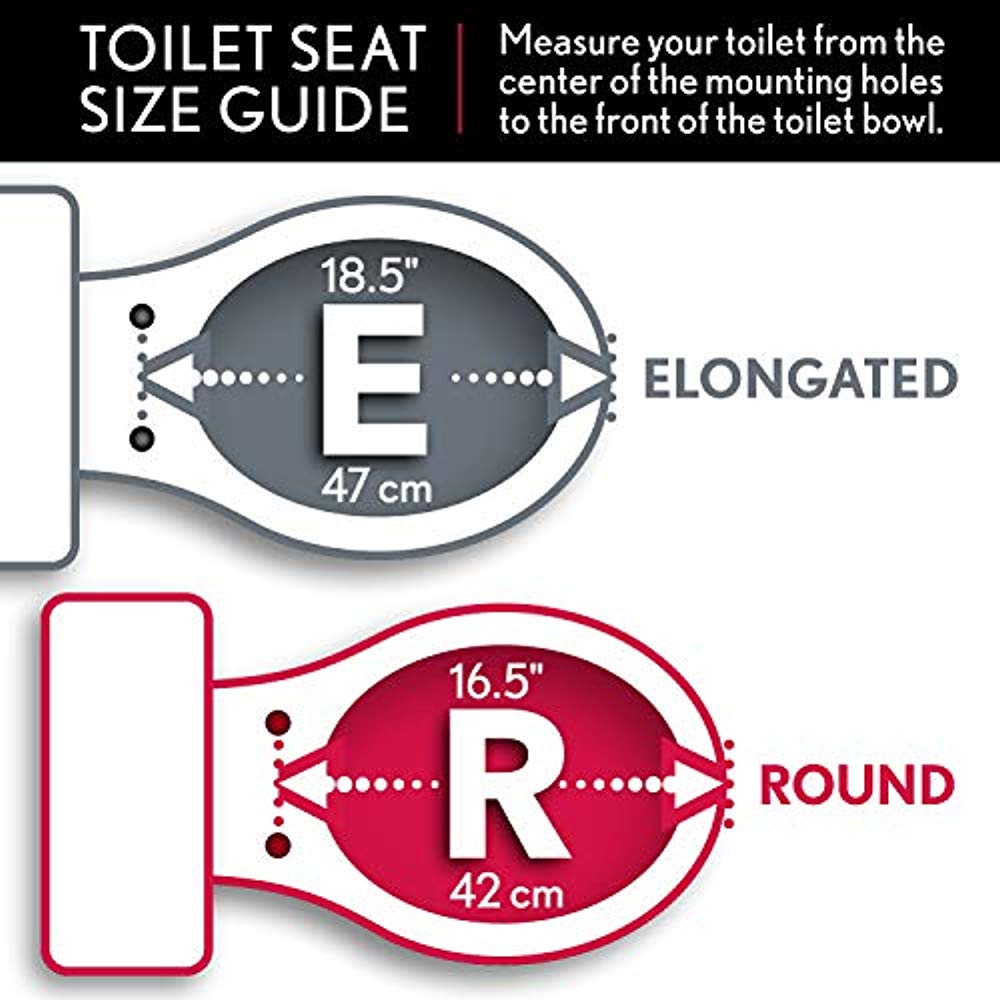 Eljer Logo - 036 Toilet Seats Eljer Emblem Plastic Round Seat, Natural