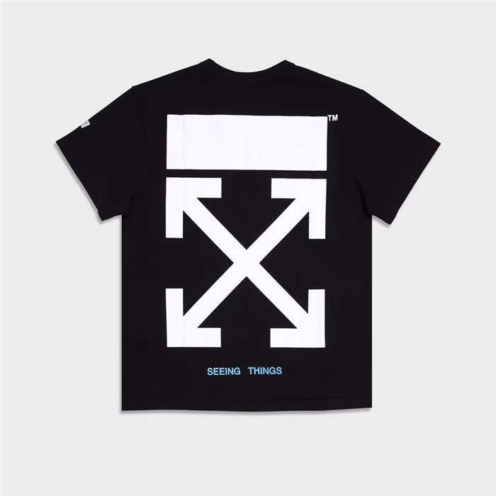 Off White Logo - OFF WHITE C O Virgil Abloh Seeing Things Logo Patch Tee, T Shirts & Polos