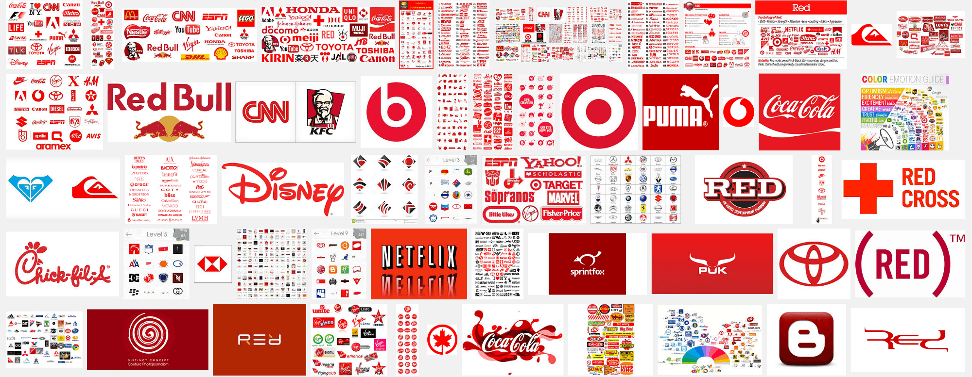 Red Logo - Brand Color Psychology