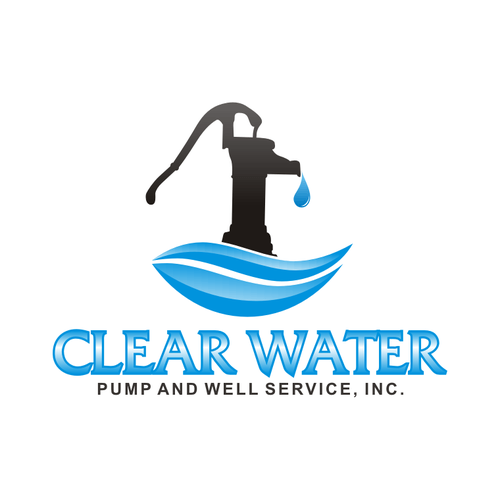 Pump Logo - logo for Clear Water Pump and Well Service, Inc. | Logo design contest