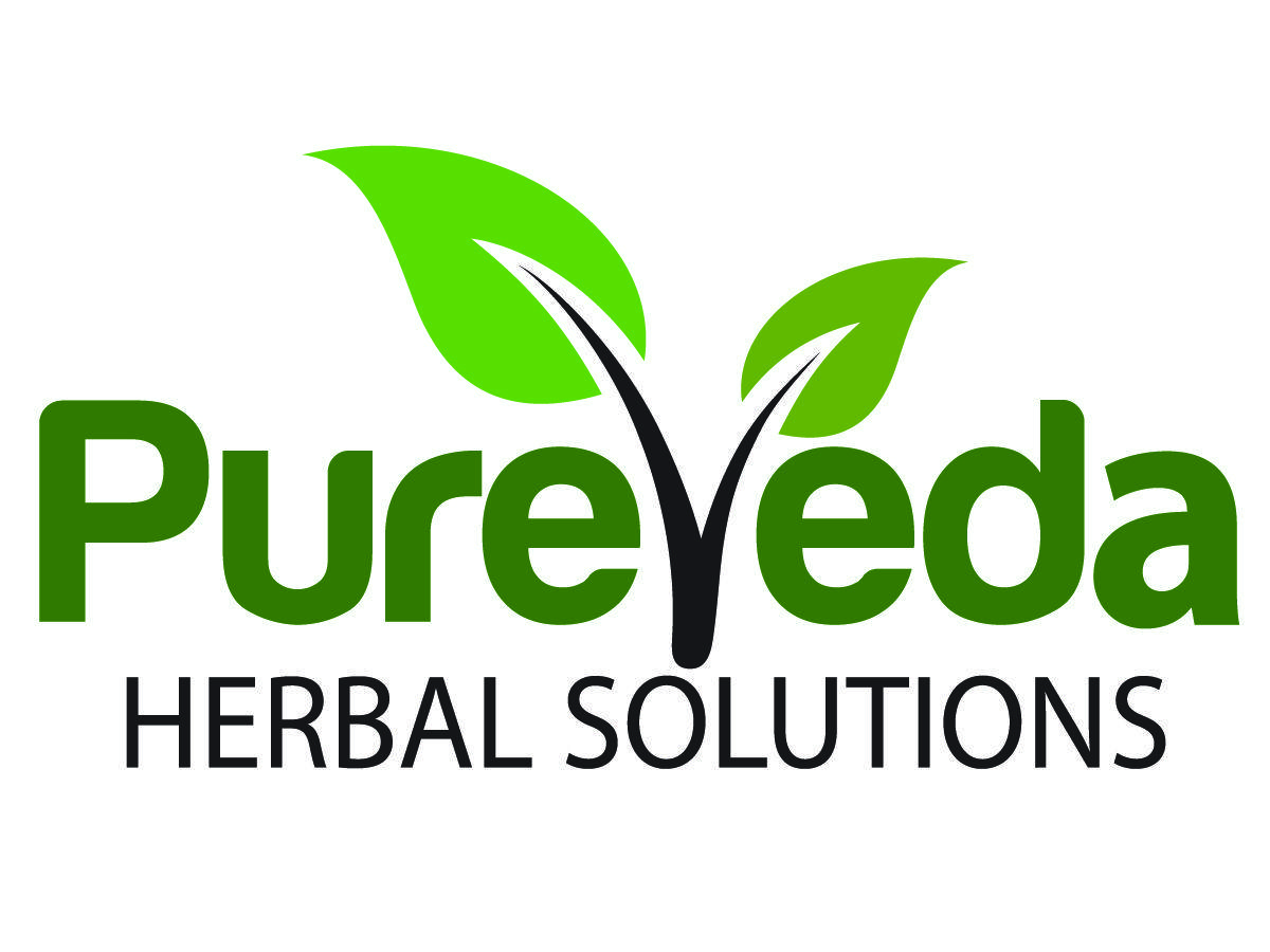 Herbal Logo - Feminine, Conservative, Marketing Logo Design for Pureveda