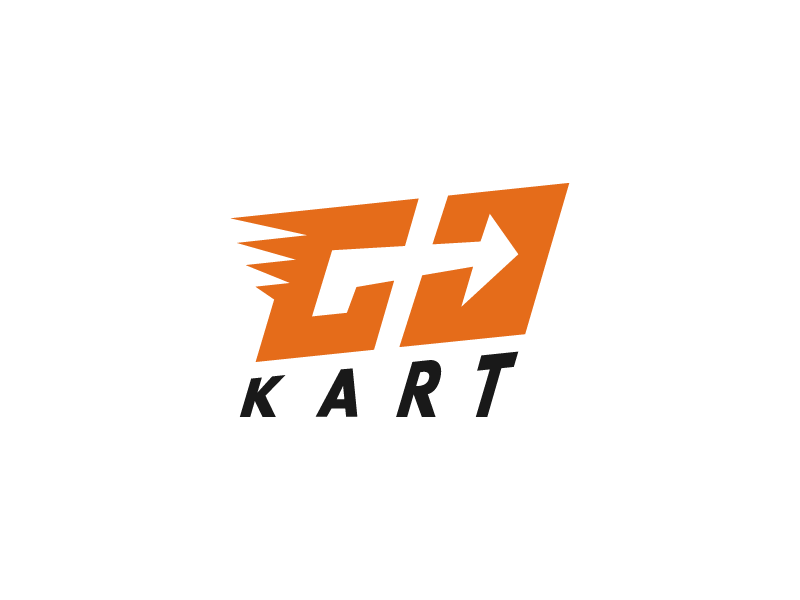 Kart Logo - GO Kart Logo Design