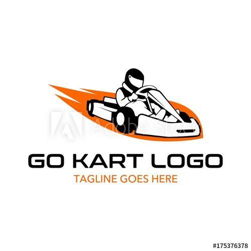Kart Logo - Go Kart Logo Illustration - Buy this stock vector and explore ...