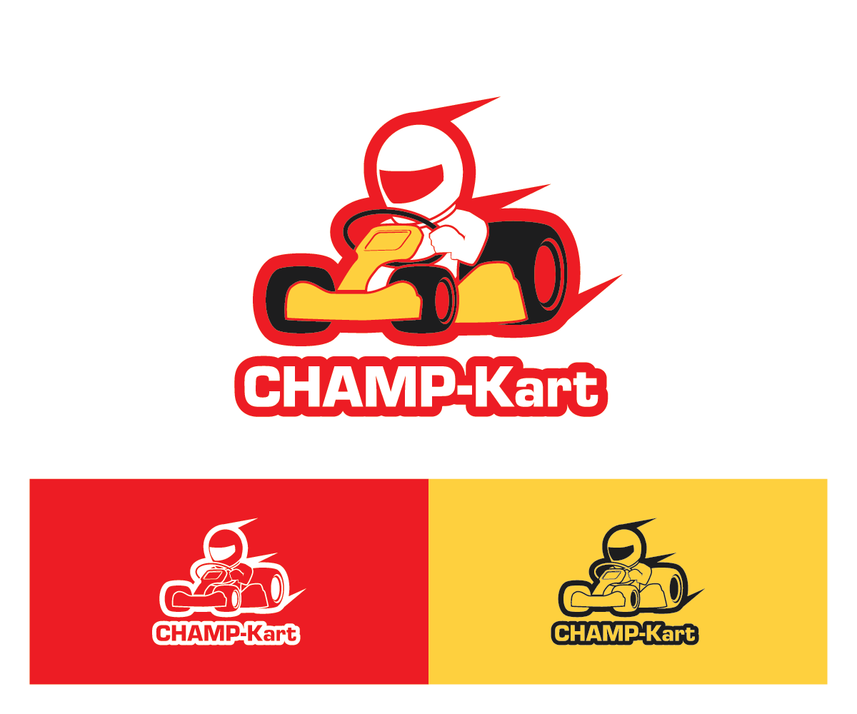Kart Logo - Modern, Bold, Racing Logo Design For CHAMP Kart By Andylicious