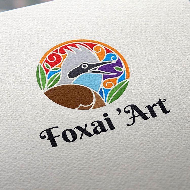 Craft-Store Logo - Logo for Foxai Art. A handmade craft store. #logos #logo #