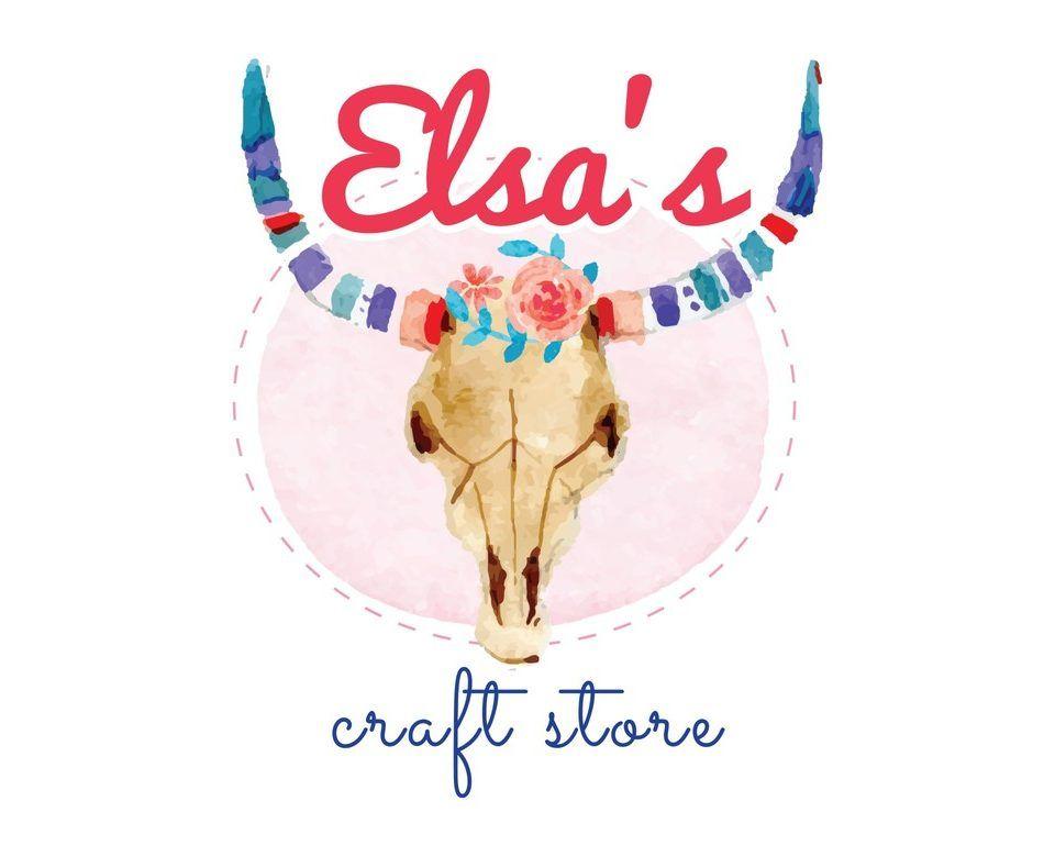 Craft-Store Logo - Elsas Craft Store Logo, Custom & Professional Logo Design