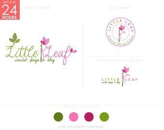 Craft-Store Logo - Floral sewing machine Handmade products logo Craft store