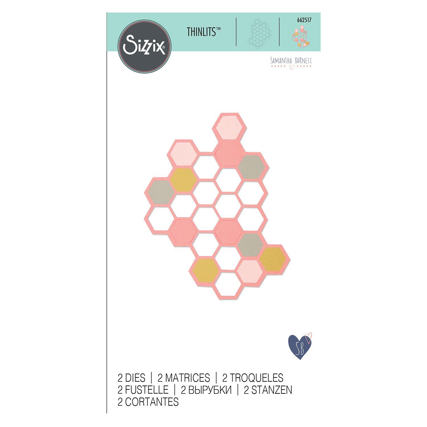 Sizzix Logo - Sizzix Thinlits Hexagons Die Set