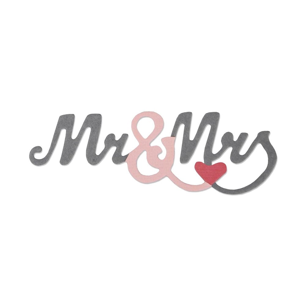 Sizzix Logo - Sizzix Thinlits Mr & Mrs Die | Closs & Hamblin
