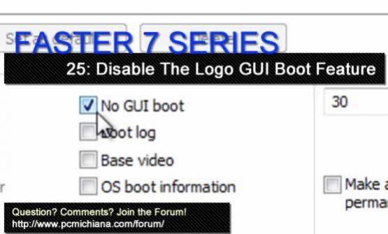 Disable Logo - Disable The Logo GUI Boot In Windows 7 Startup | Faster 7 Part 26 ...