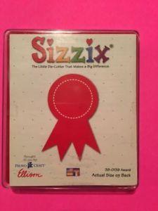 Sizzix Logo - SIZZIX LARGE RED DIE CUT AWARD #38-0139 PRIZE RIBBON TROPHY | eBay