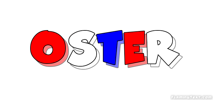 Oster Logo - United States of America Logo. Free Logo Design Tool from Flaming Text