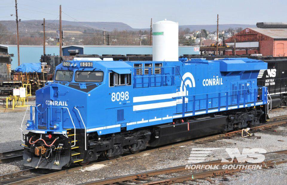 Conrail Logo - Fifty shades of blue: How Conrail's paint scheme changed from brown