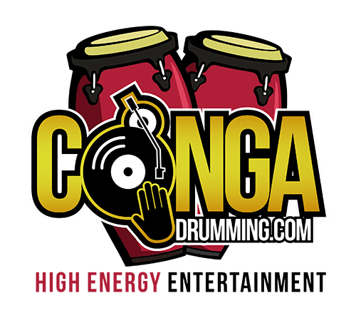 Conga Logo - CongaDrumming.com. High Energy Entertainment for Events
