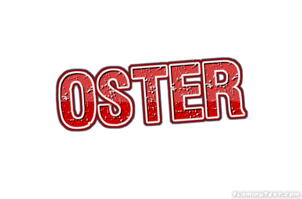 Oster Logo - United States of America Logo. Free Logo Design Tool from Flaming Text