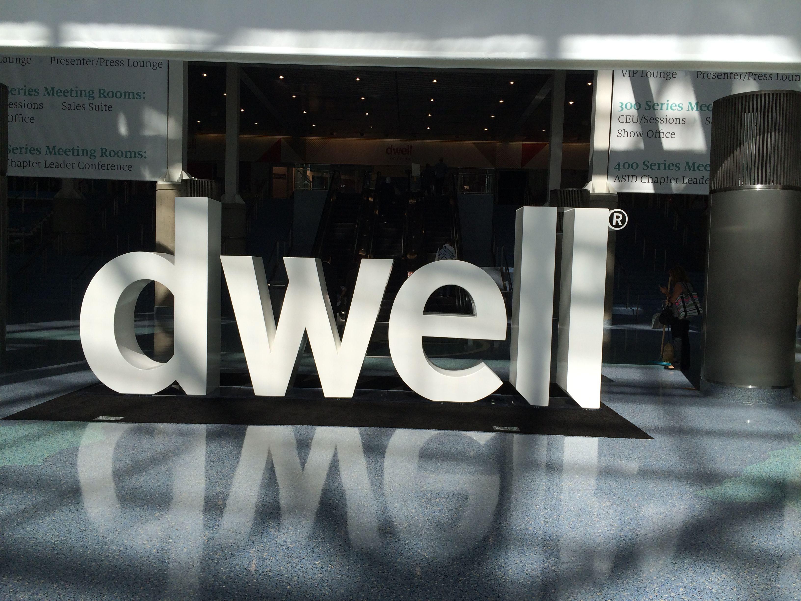 Dwell Logo - The dwell logo greets us as we arrive each year! #dod2014 | Dwell on ...