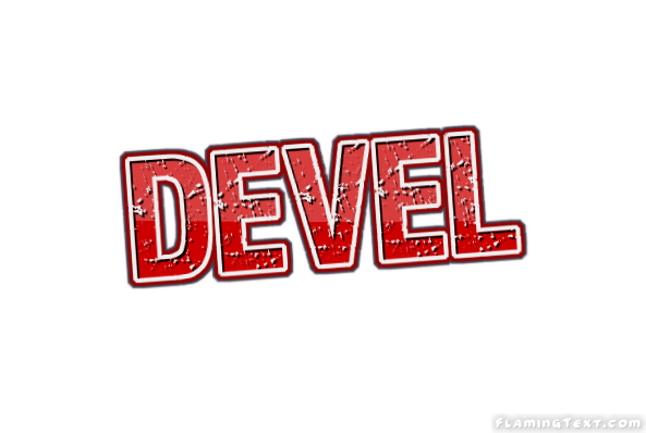 Devel Logo - Devel Logo | Free Name Design Tool from Flaming Text
