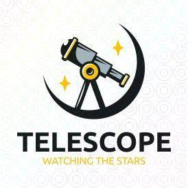 Telescope Logo - Telescope+logo | Ideas for logos & branding | Logos, Animal logo ...