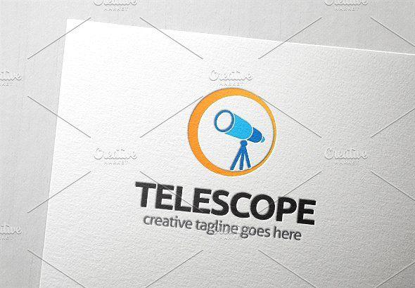 Telescope Logo - Telescope Logo ~ Logo Templates ~ Creative Market