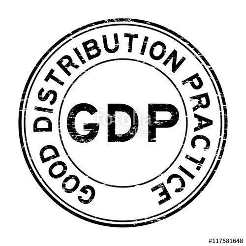 GDP Logo - Grunge black GDP (Good Distribution Practice) rubber stamp