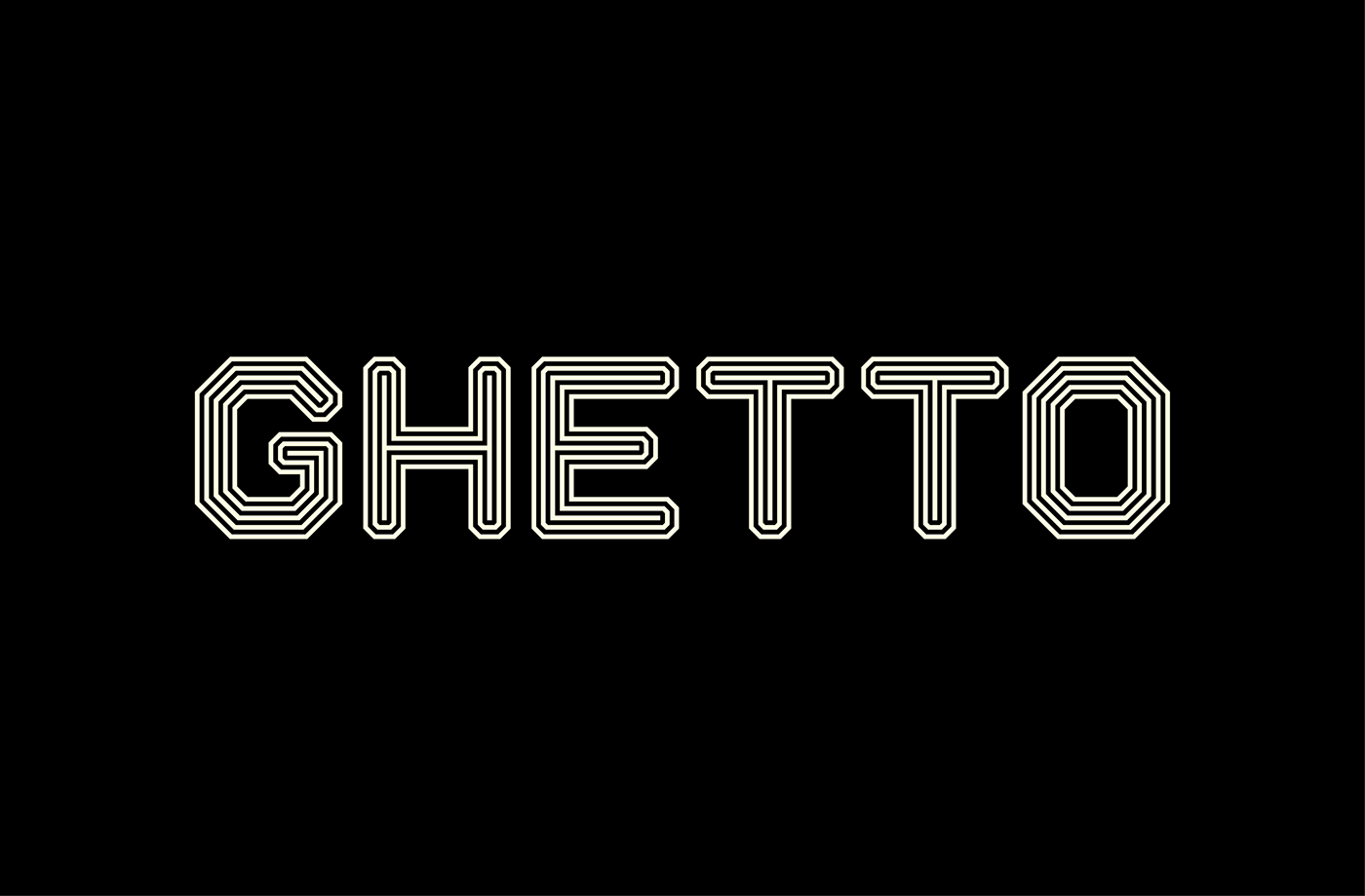 Ghetto Logo - Ghetto Display Typeface