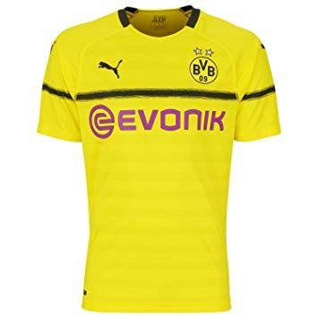 Evonik Logo - Puma Men's BVB Cup Shirt Original with Evonik Logo Without OPEL ...