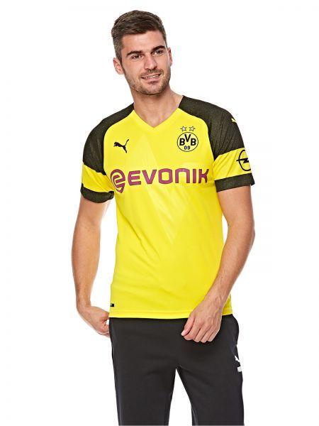 Evonik Logo - Puma Bvb Home Replica T-Shirt With Evonik Logo for Men | Souq - UAE