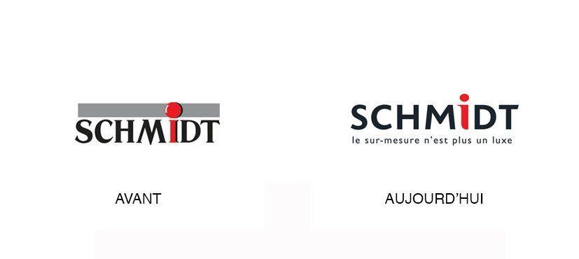 Schmidt Logo - Schmidt modifie son logo : un changement dans la continuité – Blog Shane