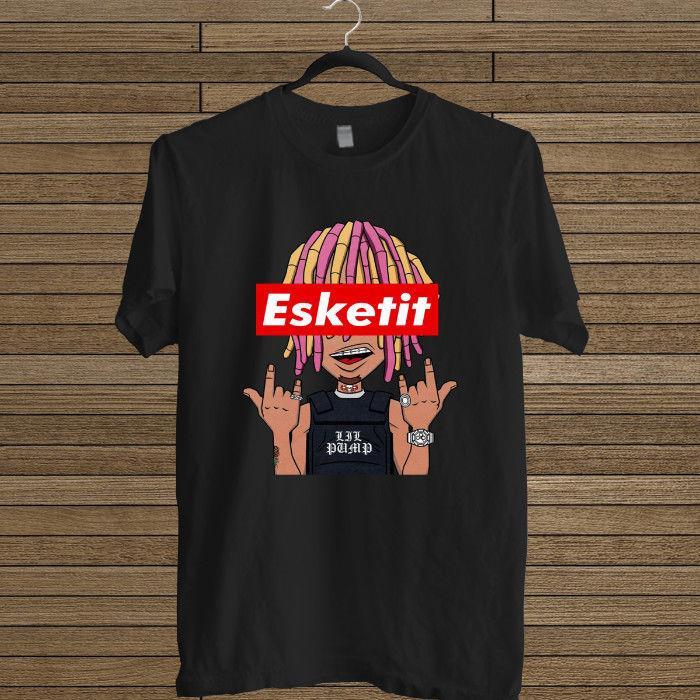 Esketit Logo - Lil Pump Cartoon Esketit Logo T Shirt Size S 5XL Brand Size Discout ...