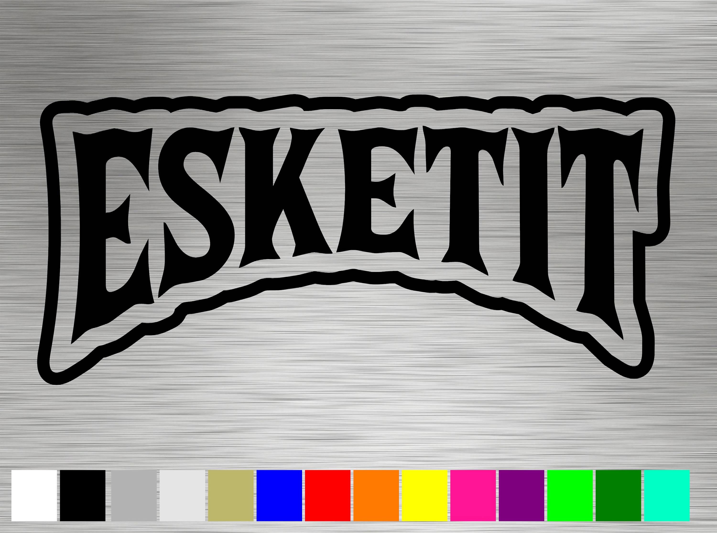 Esketit Logo - Esketit Decal Sticker Vinyl Lil Pump Hip Hop Gucci Gang | Etsy