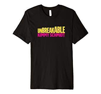 Schmidt Logo - Amazon.com: Unbreakable Kimmy Schmidt Logo Premium T-Shirt: Clothing