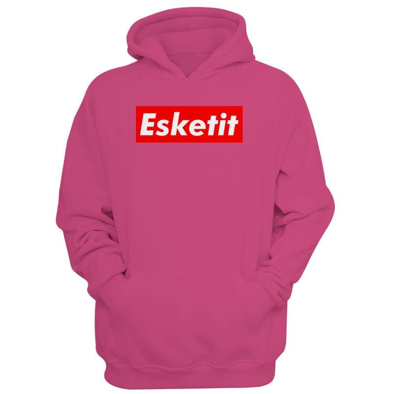 Esketit Logo - Esketit Red Box Logo Women'S Hoodie - BlueSkyTee