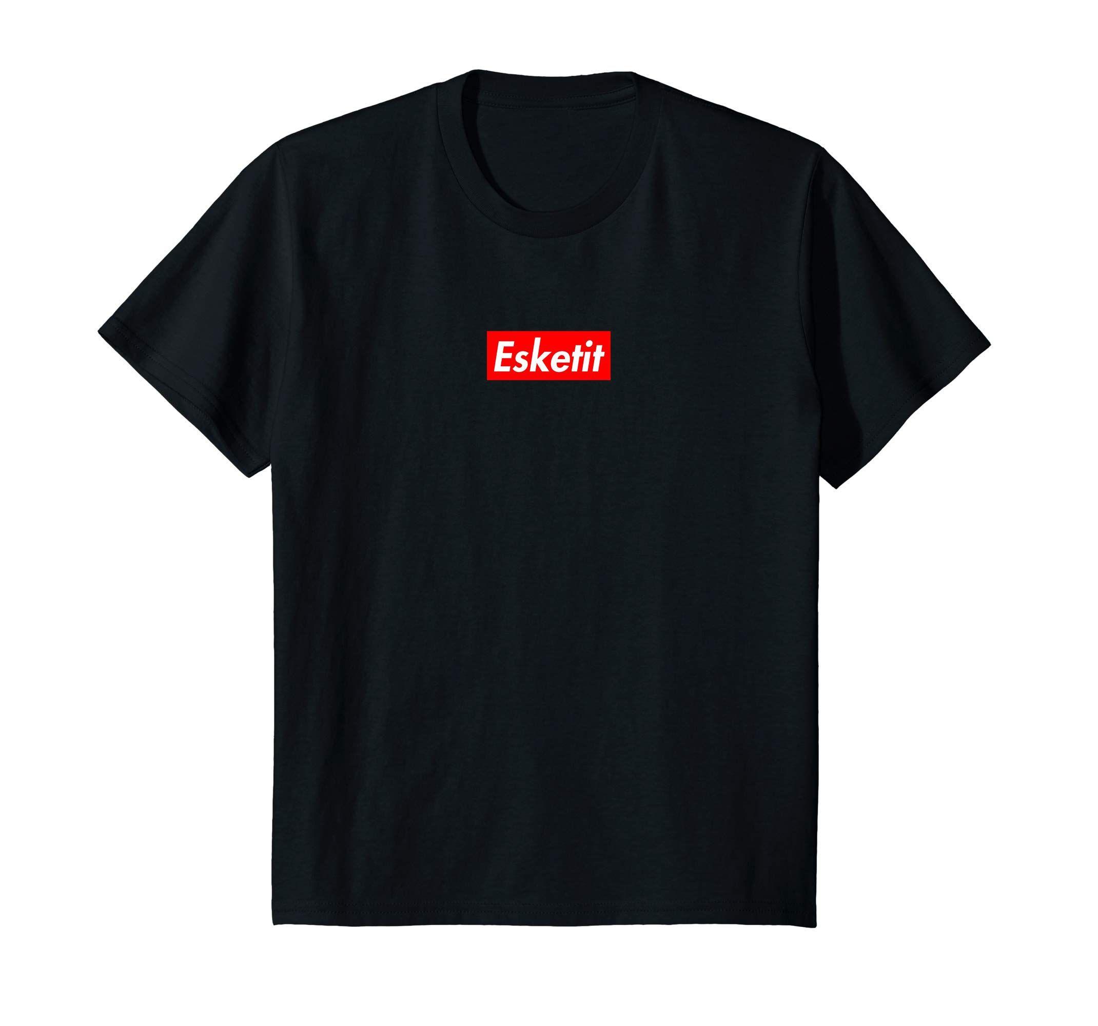 Esketit Logo - Amazon.com: Esketit Classic Box Logo T-Shirt: Clothing