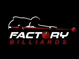 Billaerd Logo - Factory Billiards logo design - 48HoursLogo.com