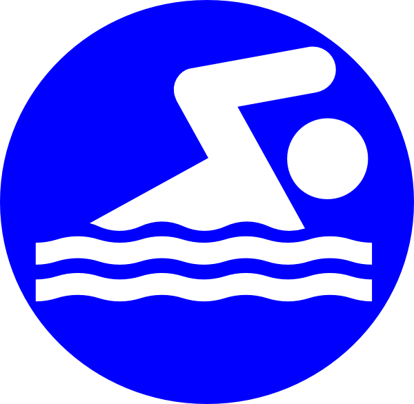 Swimmer Logo - White Swimmer Logo Clip Art clip art online