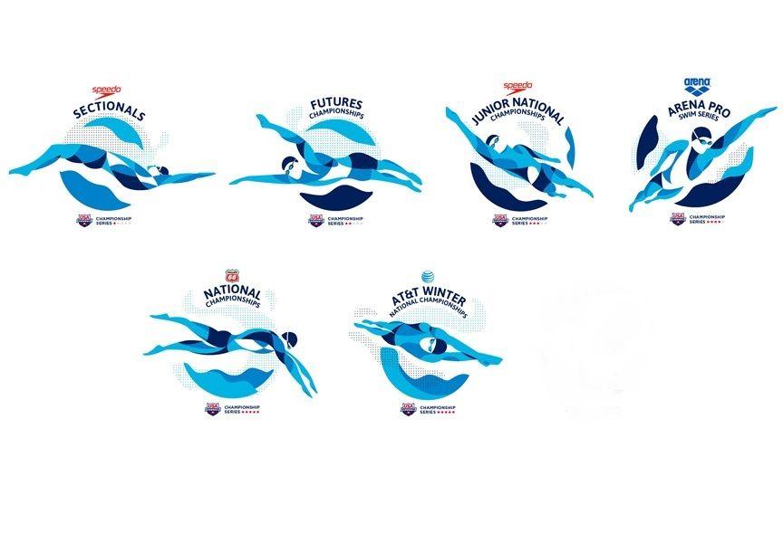 Swimming Logo - I Love/Hate That Logo: A Look at the USA Swimming Event Logo Process ...