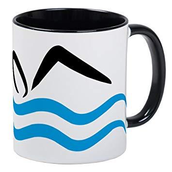 Swimmer Logo - Amazon.com: CafePress - Swimmer Logo Mug - Unique Coffee Mug, Coffee ...