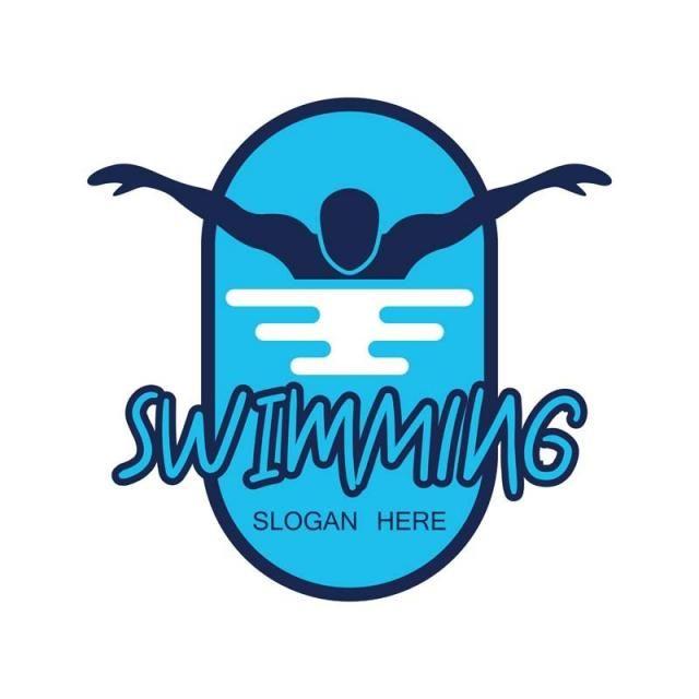 Swimmer Logo - Swimming Logo With Text Space For Your Slogan / Tag Line, Vector ...