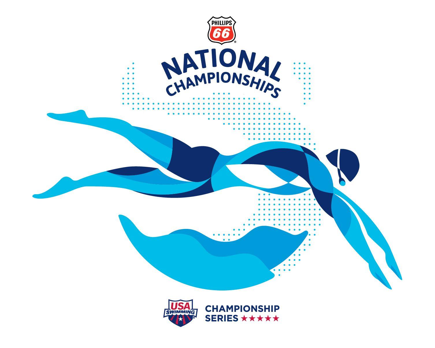 Swimmer Logo - usa-swimming-national-championships-stars-logo - Swimming World News