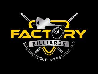 Billiards Logo - Factory Billiards logo design