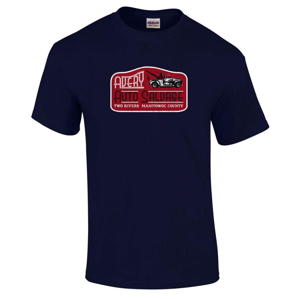 Salvage Logo - Avery Auto Salvage Red Logo Steven Making A T Shirt Dassey Murderer